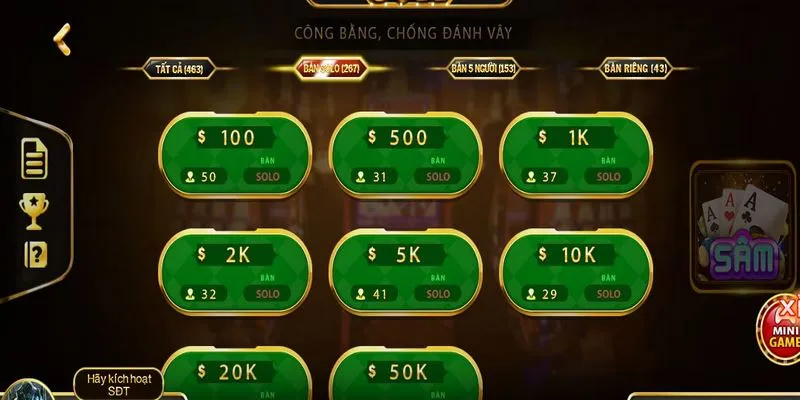 Game bài Sâm tại link tải Go88