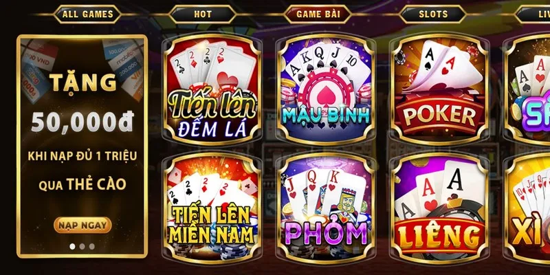 Giới thiệu tổng quát game bài Tiến lên đếm lá Go 88