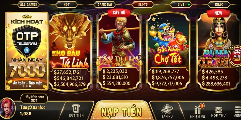 Chọn các tựa game không phù hợp tại sân chơi Go 88