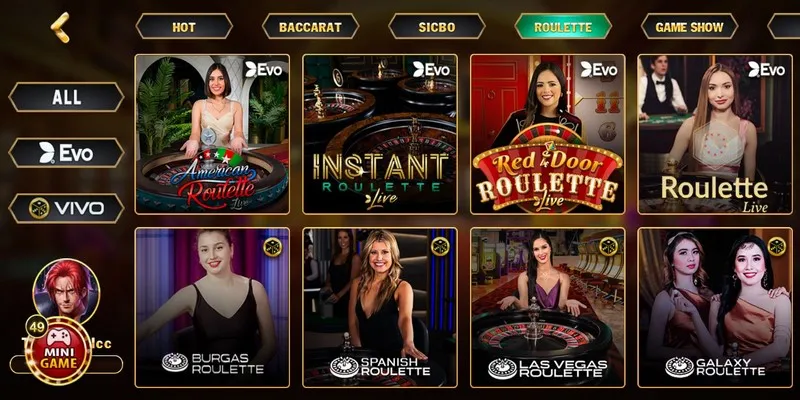 Quay thưởng Roulette cực thú vị tại sân chơi Go88