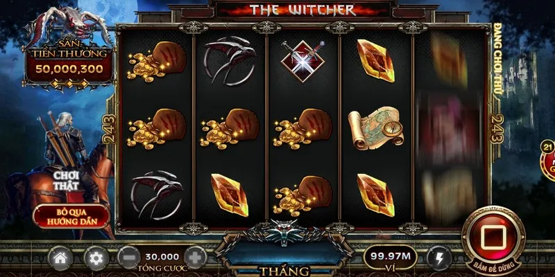 Cách quay thưởng đơn giản và hiệu quả của The Witcher Go88