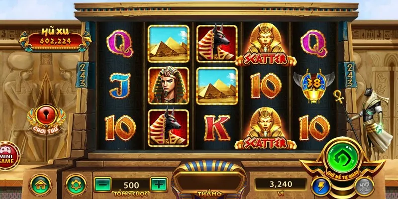 Hệ số tính thưởng siêu hấp dẫn của Bí mật Cleopatra Go88 online