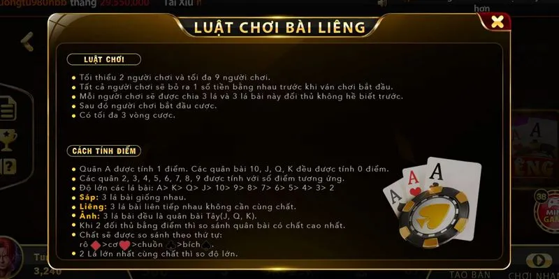 Chia sẻ luật chơi Liêng Go88 online cực chi tiết