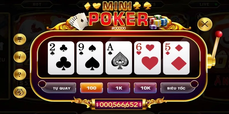 Các tính năng hữu dụng trong Mini Poker của link tải Go88