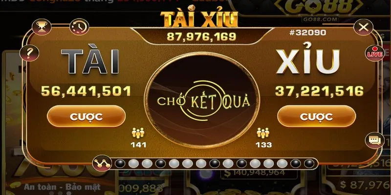 Cách soi cầu bệt Tài xỉu của Go88 online