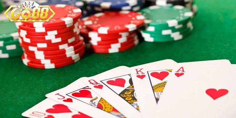 Poker được cung cấp nhiều bàn cược phong phú ở Go88 online