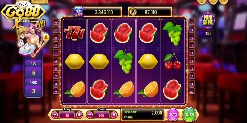 Không gian trò chơi nổ hũ hiện đại